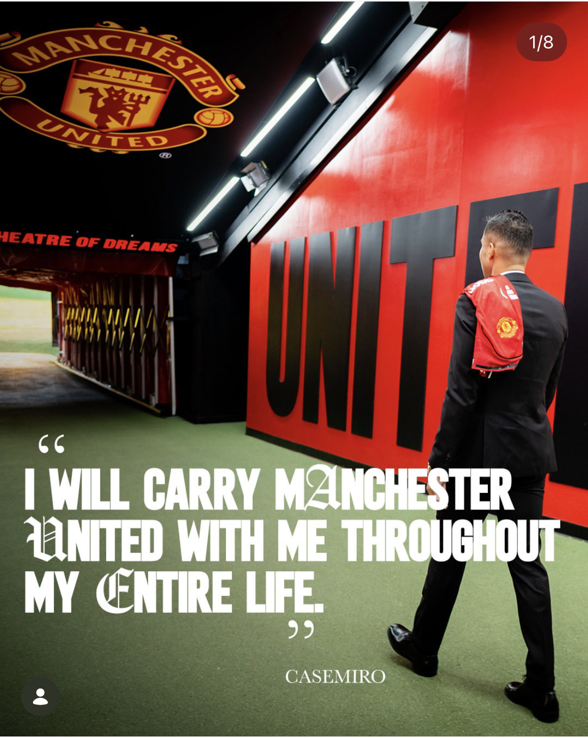 [오피셜]'월클' 카세미루, 올 여름 맨유 떠난다..."맨유 평생 내 마…