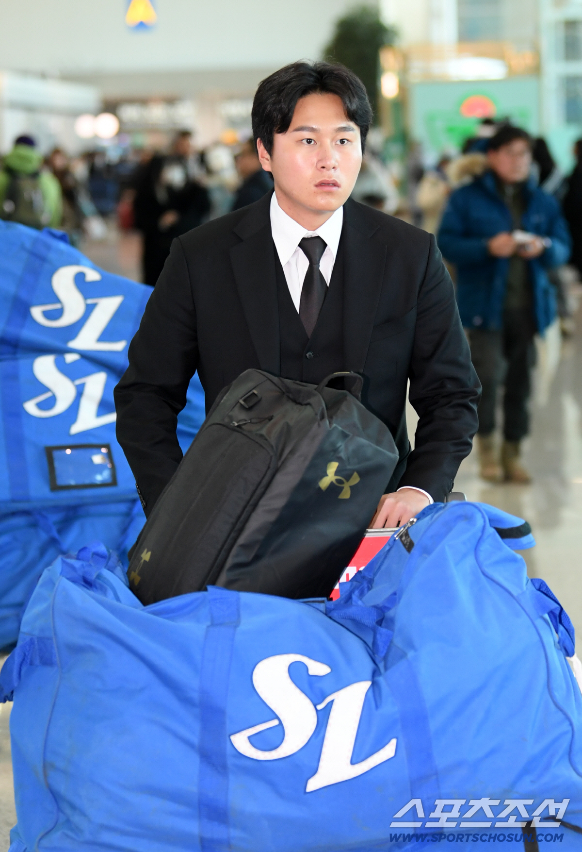 "우승 부담 피하지 않겠다" 캠프 출발 박진만 감독 "이호범 장찬희 기대…