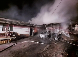 경북 청송 단독주택에 화재…8천여만원 피해