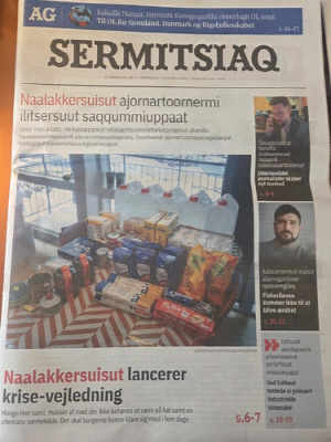 [그린란드를 가다] 식량비축 권고에 사냥용 엽총 꺼내…슈퍼 매대 동나기도