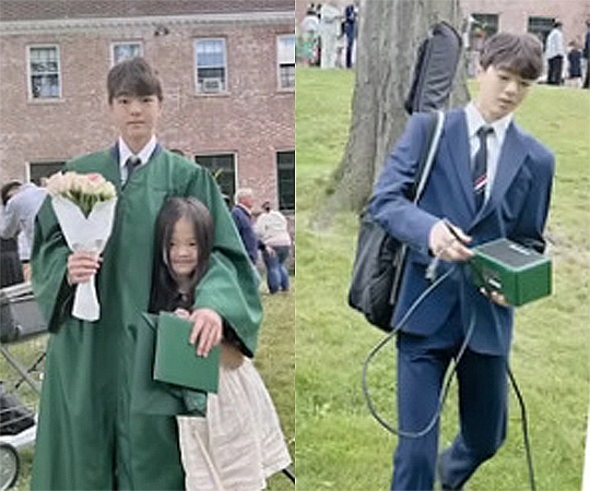 권상우♥손태영 子, 182cm 훈남 맞네...튀는 외모 탓에 