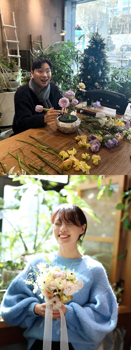 송지은♥박위, 은밀한 취미생활 공개 "촉감이 이렇게 좋다니"