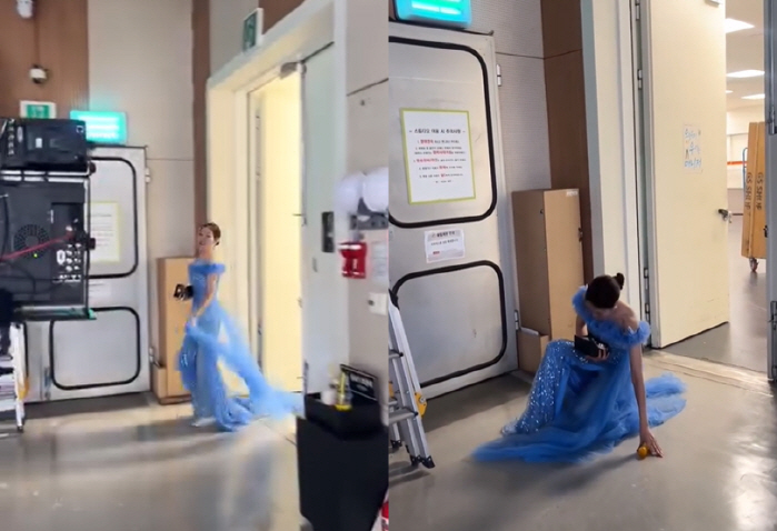 미자, 홈쇼핑 촬영장서 '꽈당' 아찔 사고..“아픈 것보다 부끄러워”