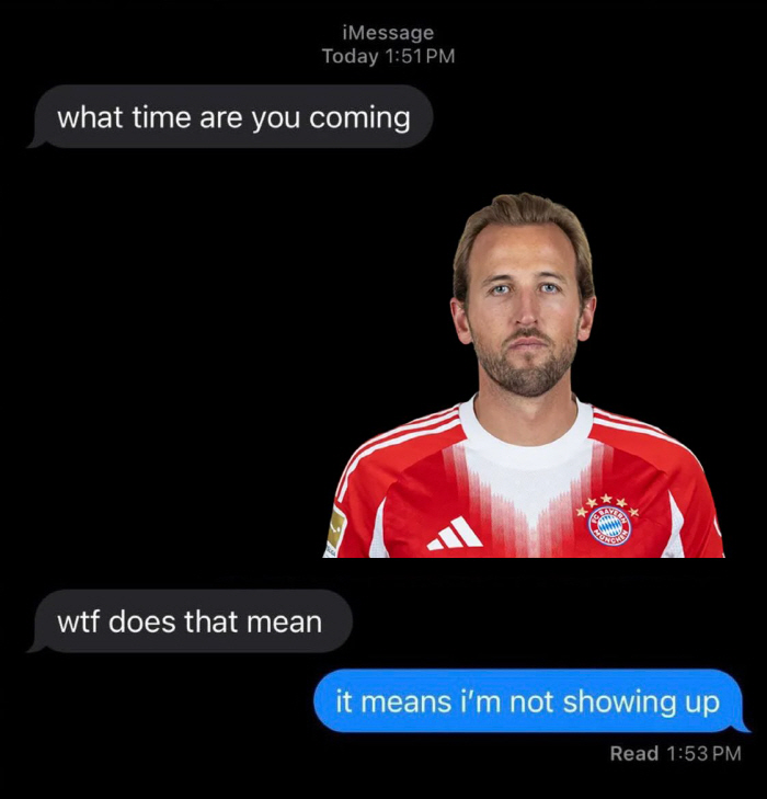 "해리 케인 오늘 출근 안했나" 아욱스, 기적승에 들떠 '노쇼 조롱'…첫…