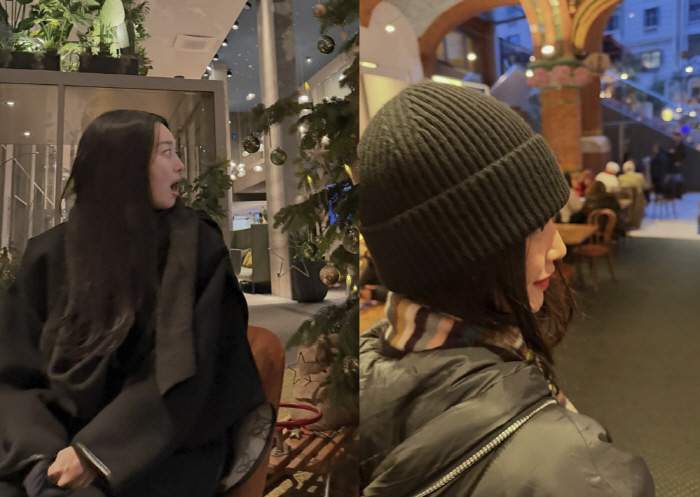 신민아, '신혼여행' 중 ♥김우빈 시점...남편 앞에서 더 예쁜 '새댁'