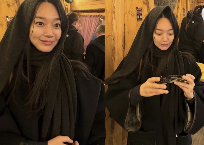 신민아, '신혼여행' 중 ♥김우빈 시점...남편 앞에서 더 예쁜 '새댁'