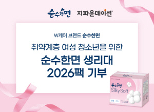 깨끗한나라-토리든, 여성 청소년 취약 계층 위해 생리대 공동 기부