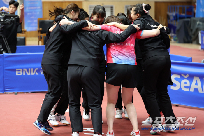 "신유빈 매직 통했다!"'女탁구명가' 주세혁 감독의 대한항공 '왕조재건'…