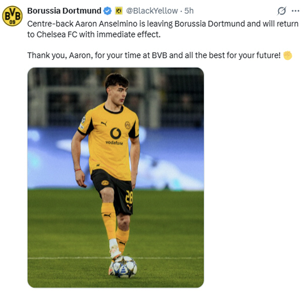 [오피셜]'김민재(30·첼시)는 없던 일로' 첼시, 신성 센터백 5개월만…