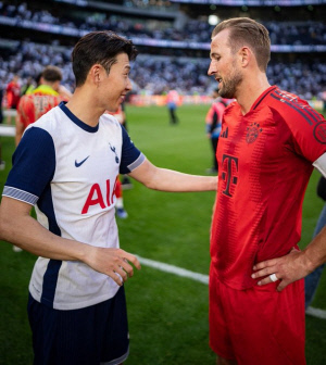 대실망! 손흥민 케인 재결합 무산, 뮌헨과 2029년까지 계약 연장 유력…토트넘 복귀설 종료→'경기당 1골' 독일 생활에 만족