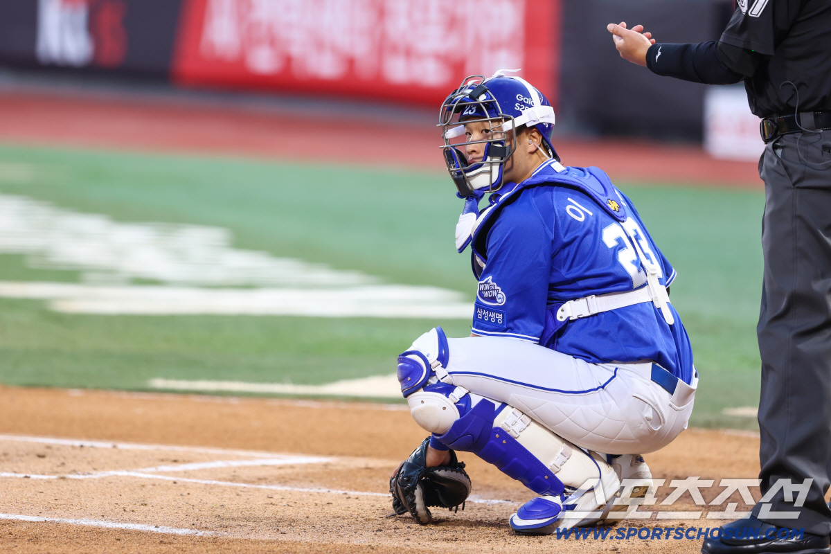 "후회 없이 은퇴하고 싶어서"... 정글이 된 삼성 백업 포수 5대1 경…