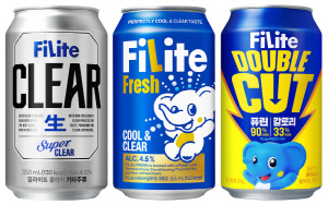 하이트진로 발포주 '필라이트', 지난해 연간 출고량 약 3억 4000만캔 '역대 최고'