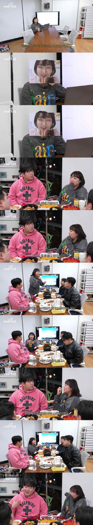 이수지, 소식가 인증 