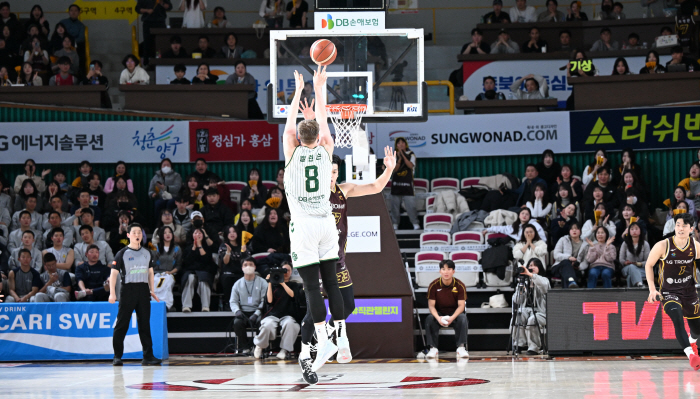 [현장분석] 언빌리버블! 헨리 엘런슨 기적의 3점포! DB 연장 혈투 끝, 선두 LG 제압, 연장 알바NO, 엘런슨 있었다. 