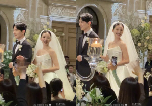 김지영, 아름다운 결혼식 현장…'56kg' 걱정하더니 우아한 자태 