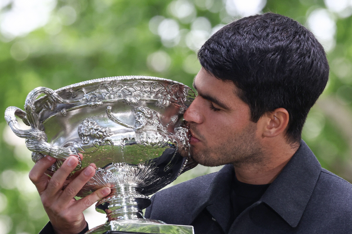 '서브 약점 지우고 최연소 커리어 그랜드슬램' 알카라스, 22세의 나이에…