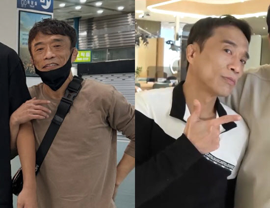 '간암 고백' 심권호, 미모의 여배우 응원에 확 달라졌다…"늙은 아들 또…