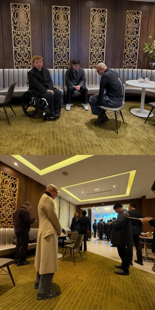 절친 품에서 오열한 구준엽..故서희원 이름 남긴 쪽지 울컥 "멍하니 눈물…