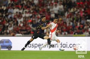 '굿이라도 해야하나' 홍명보호, 초비상! 박용우에 이어 원두재까지 이탈 '수비형 MF 전멸'...코르파칸 '어깨 부상으로 5개월 아웃' 공식 발표[오피셜]