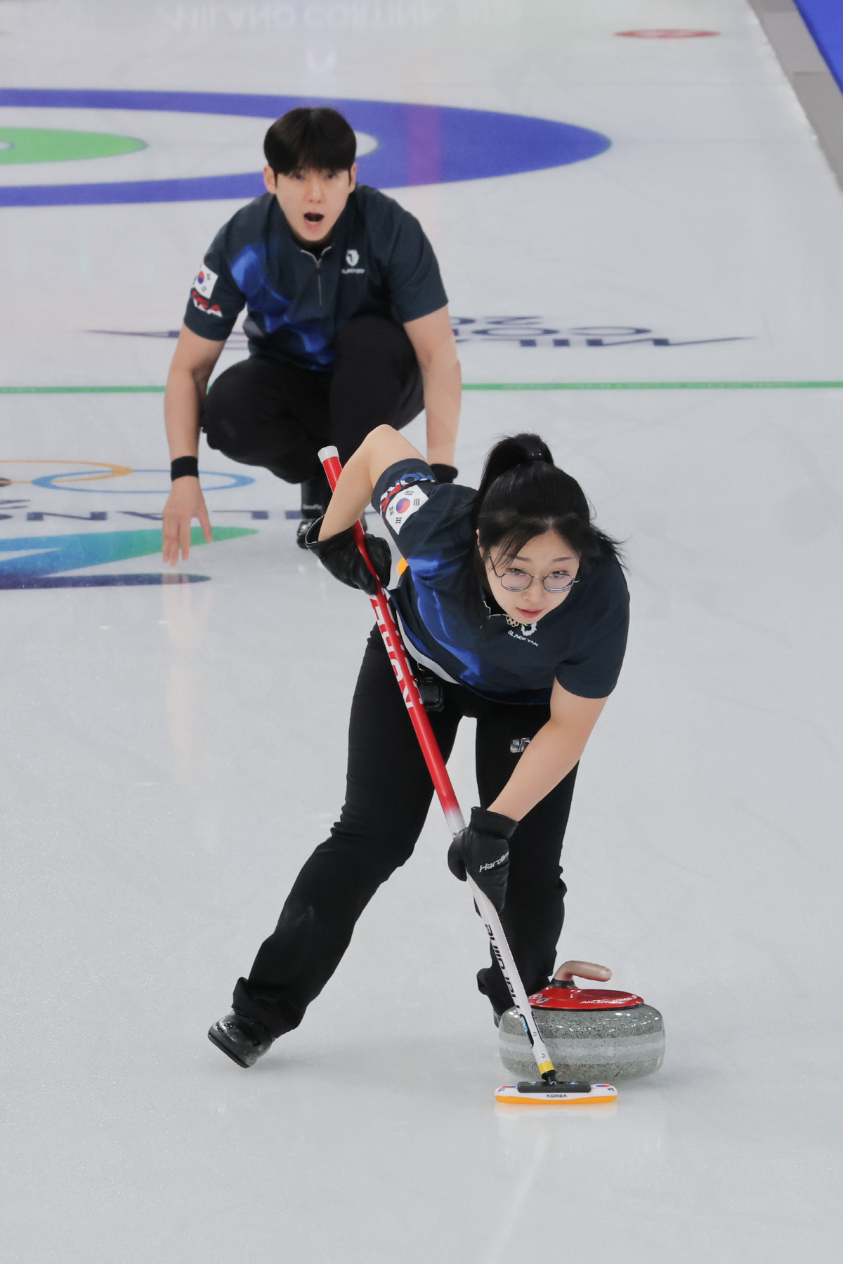 [밀라노 LIVE]"정전"→"판정 논란 이슈" 韓 김선영-정영석 컬링 믹…