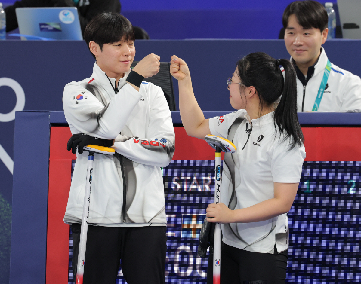 [밀라노 인터뷰]'황당 정전→스웨덴 남매에 완패' 올림픽 첫 스타트 컬링…