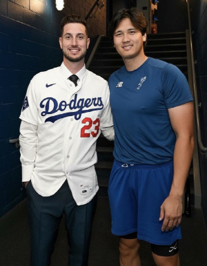 WS 3연패 함께하자! '오타니의 립서비스' LAD 새로운 동료 향했다…