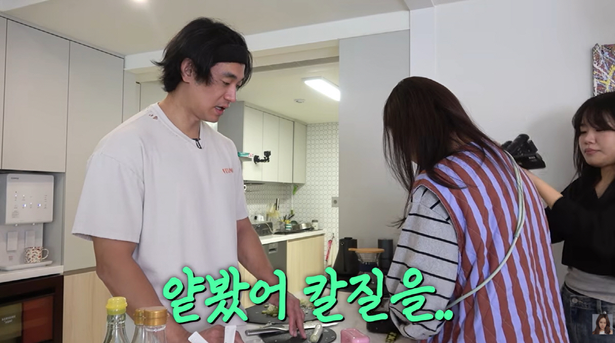 "손가락 잘려" 정석원, 백지영 경고에도 칼질 얕봤다가 혼쭐 "피가 나"…