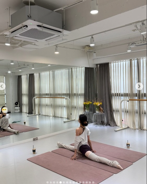 수지, 이 정도였어?…한 뼘 발레복 입고 180도 다리 찢기 '압도적 비…