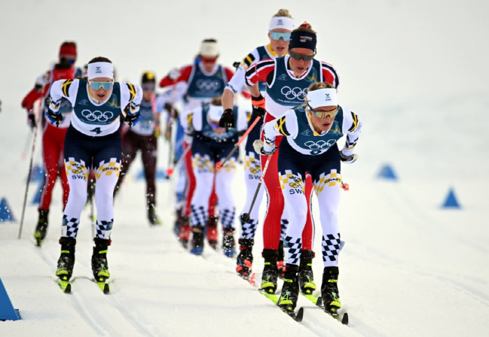 '세계의 높은 벽 실감' 이의진-한다솜, 크로스컨트리 여자 스키애슬론 완주 불발