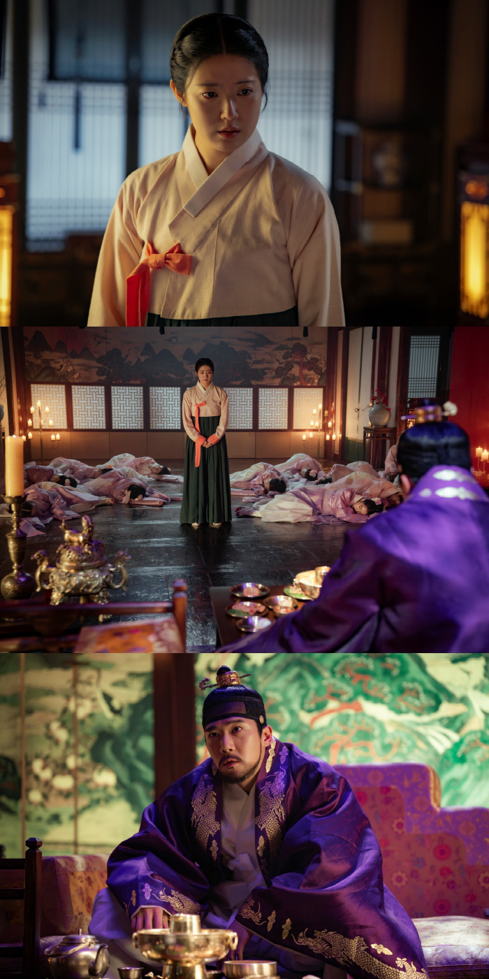 '대군' 문상민, 남지현 몸으로 '폭군' 하석진과 대치..참담함에 울분('은애하는 도적님아')