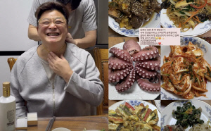 윤정수, 결혼하더니 대접 달라졌다..장모님표 '금목걸이·생일상' 깜짝