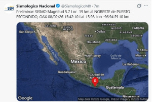 멕시코 중부서 규모 5.7 지진…멕시코시티도 '흔들'