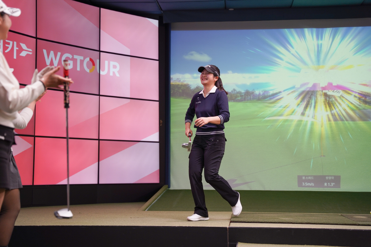 '스크린 여제' 홍현지, 골프존 '2026 롯데렌터카 WGTOUR' 2차…
