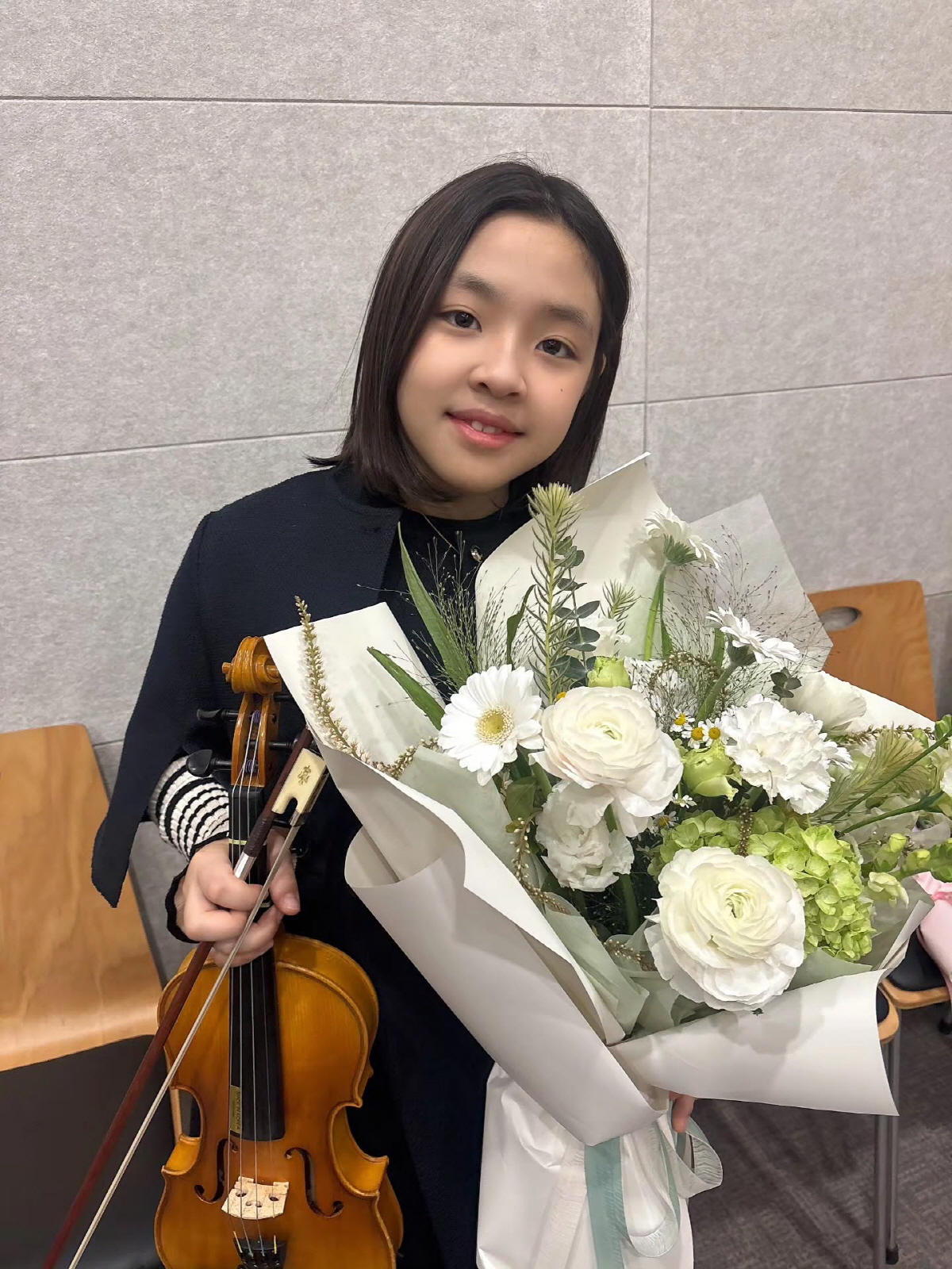 이윤지, 자식농사 대성공 했네...11세 딸, 바이올린+미모까지 '놀라운…