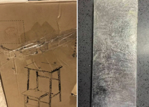 의자 주문했는데 8500만원짜리 은괴도 배송…이유가 기막혀