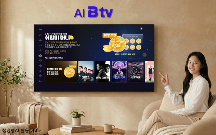 순금이 우수수' SK브로드밴드, B tv '취향이 머니' 프로모션 진행