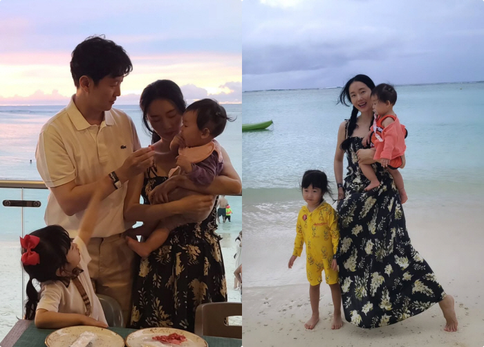 이정현, ♥의사 남편+두 딸과 럭셔리 해외 출장 