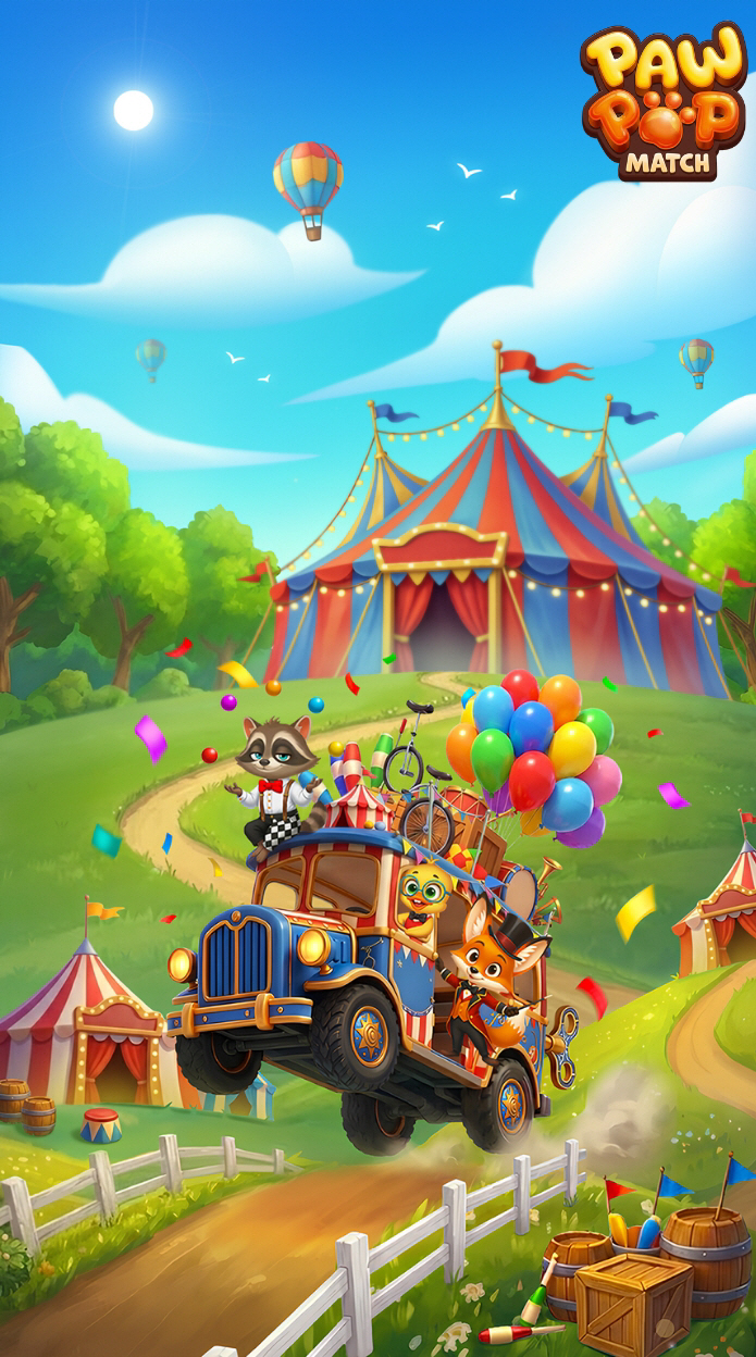 모바일 퍼즐게임 '파우팝 매치', 미국과 인도네시아에 소프트 런칭