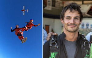 윙슈트 스카이다이빙 세계 챔피언, '낙하산 고장' 추락사