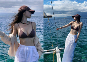 '여성암 투병' 이솔이, 과감한 비키니 자태..♥박성광 질투하겠어