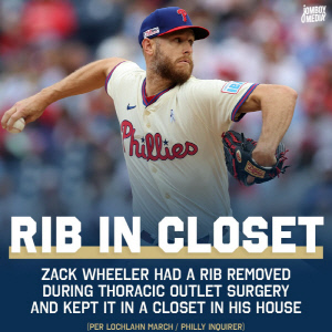 경악! 옷장에 '사람 갈비뼈' 보관한 메이저리거, 개막전 복귀 불발…