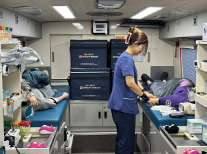 한림대춘천성심병원, 설 명절 앞두고 혈액수급 위한 생명나눔 헌혈행사 실시