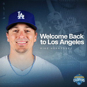 김혜성 대위기! LAD, '포스트시즌의 사나이'와 1년 계약 체결…