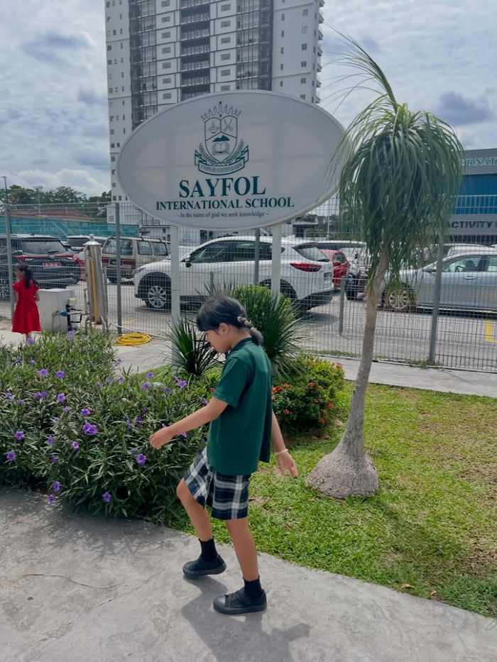 조윤희 딸, 말레이시아 국제학교 다녔다..교복 입고 '우월 비주얼'