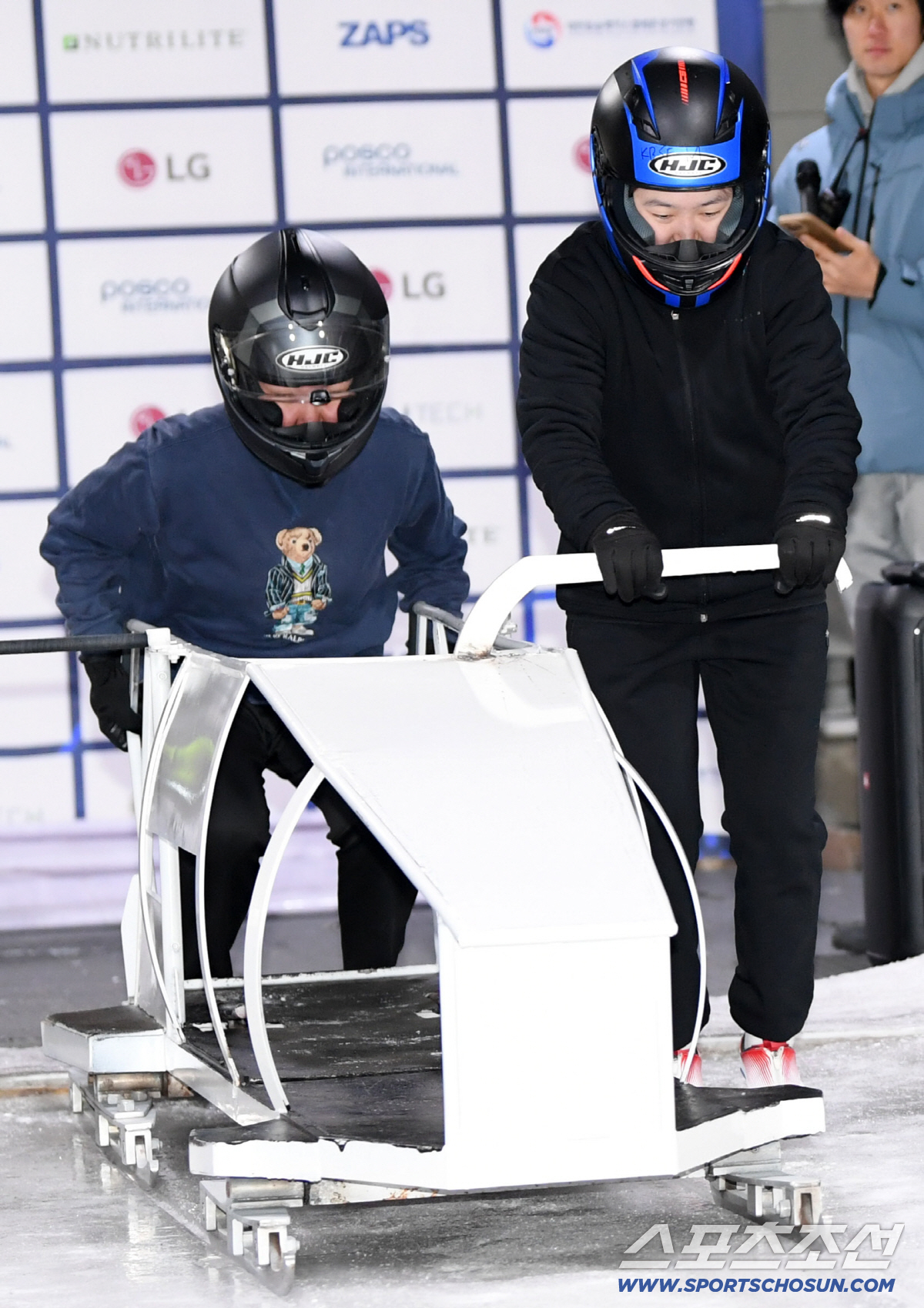 "K-스켈레톤·봅슬레이 응원합니다!" 영하20도 녹인 폭풍질주...평창 …