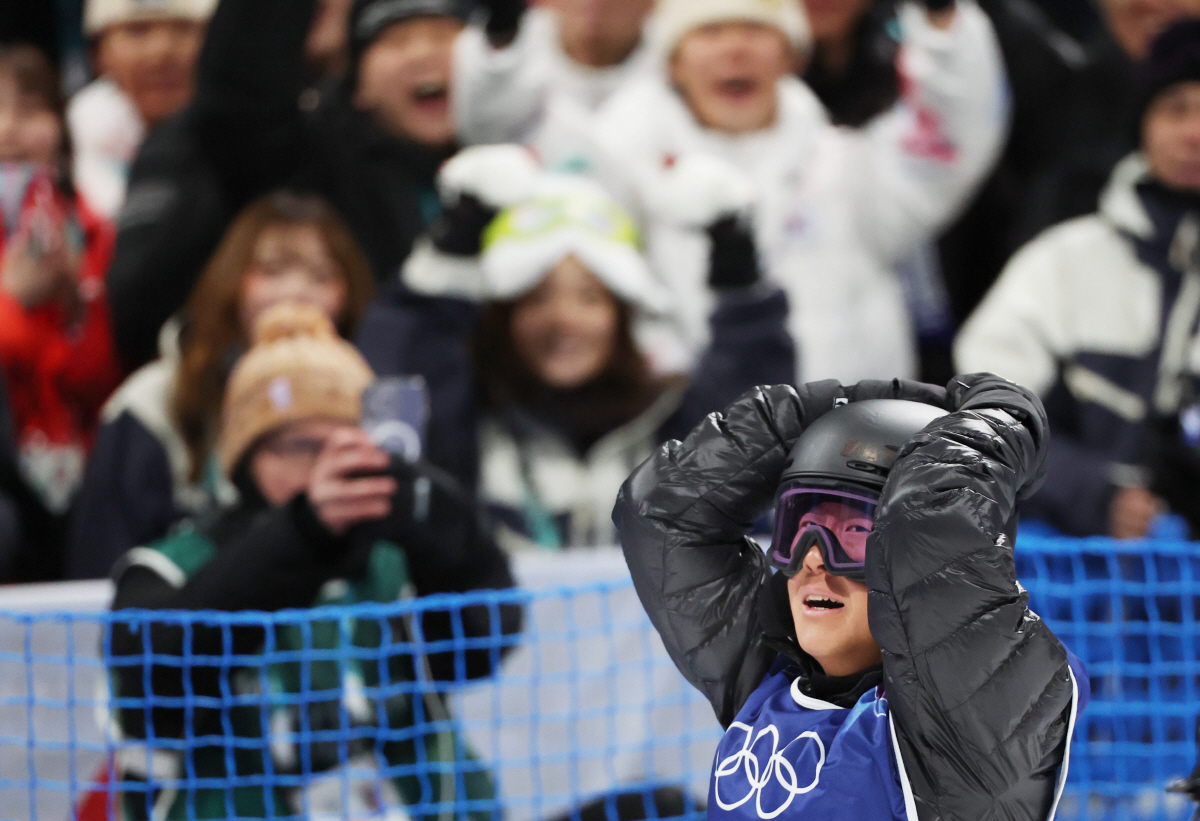 [밀라노LIVE]"주무기 1620도 회전 멋지게 성공했지만…" 기적 노린…