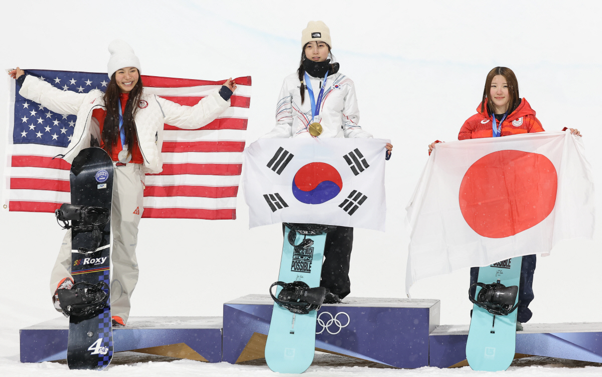 '막내' 최가온, '맏언니' 클로이 김, 한국어 하는 '둘째' 명문대생 …