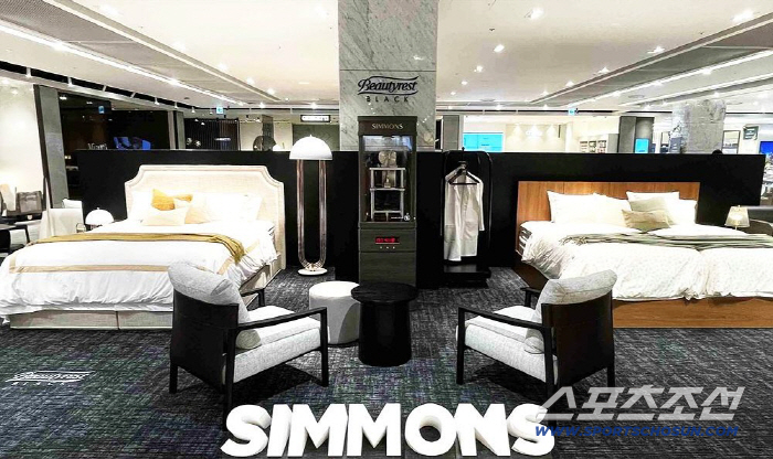 시몬스 침대, 현대백화점 무역센터점에 뷰티레스트 블랙 팝업스토어 오픈