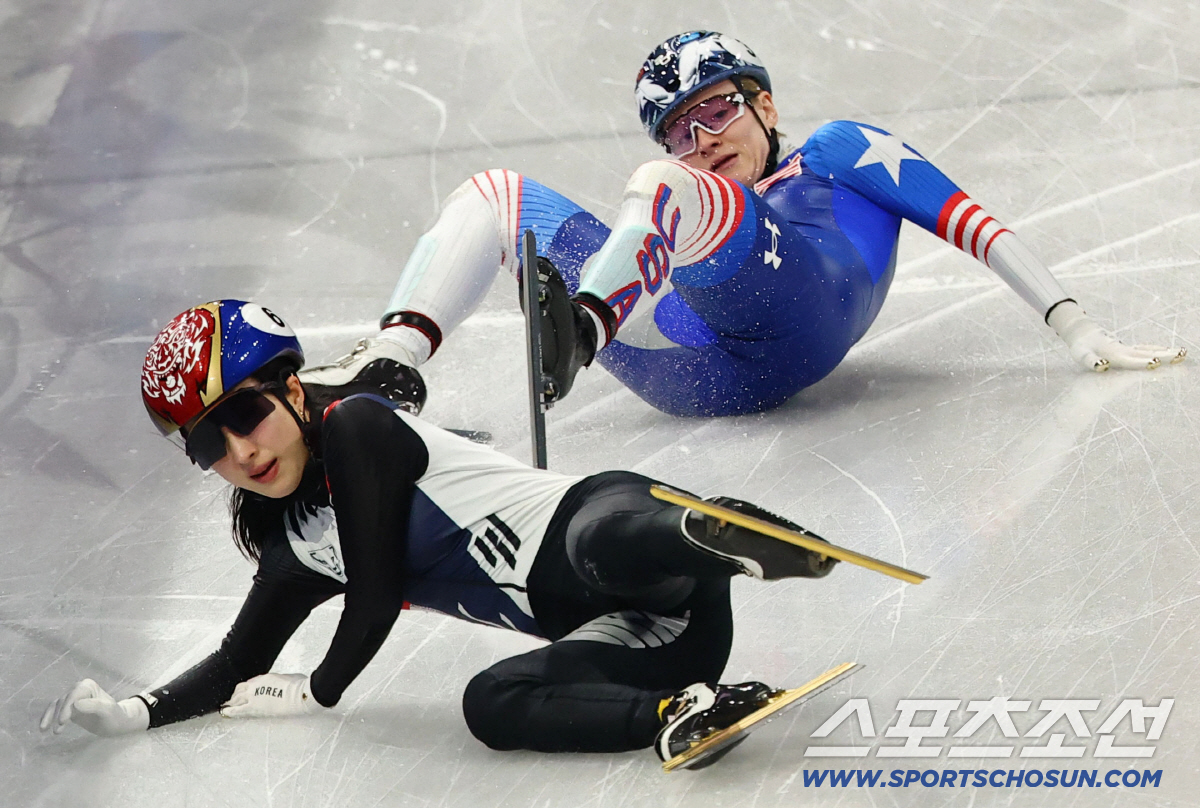 "정말 미안하다, 부끄럽다, 너무 불운했다" 韓 쇼트트랙 망친 미국 선수…