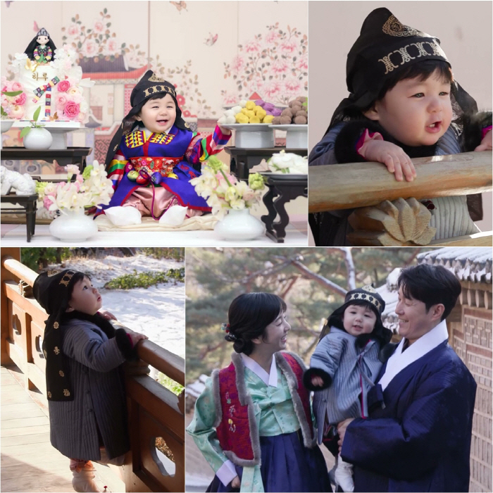 심형탁♥사야 혼혈 子, 한복 입고 돌잔치..日 외가식구 총출동(슈돌)